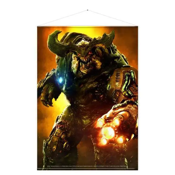 Doom Cyber Demon Wallscroll - Figurine